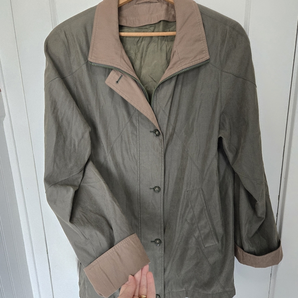 Vintage Braettan Womens Barn Coat Size M Quilted Chore Coat Cottagecore Country - Picture 3 of 12